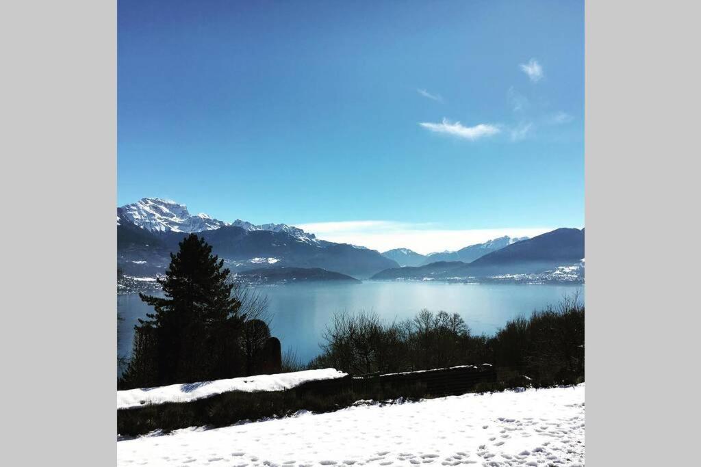 Apt Calme Vue Lac - 2 Chambres - Sauna อานซี ภายนอก รูปภาพ